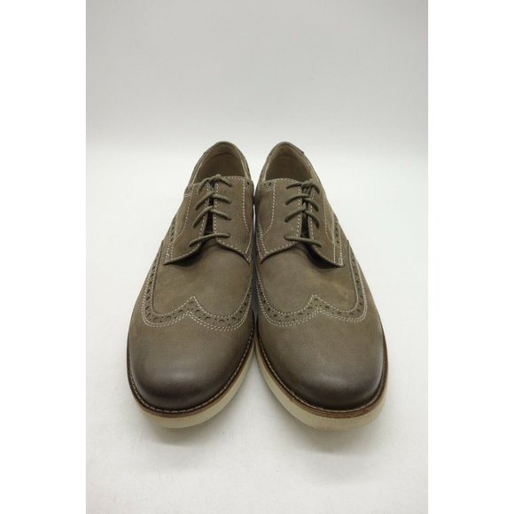 Bostonian Taupe Leather Lace Up Wingtip Oxfords Shoes Men\'s 12 M main image 7
